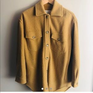 aritzia wilfred free ganna shirt jacket xxs